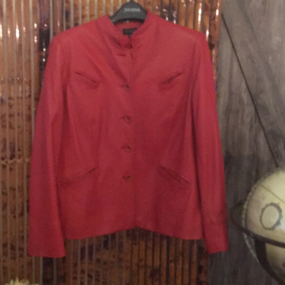 Italian Leather Jacket - Picture 2 of 2